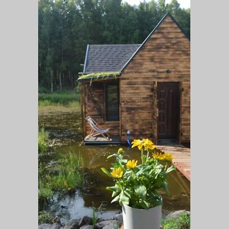 Heather Hut, Off-Grid Cottage On A Pond+2 Ha Darzkowo 외부 사진